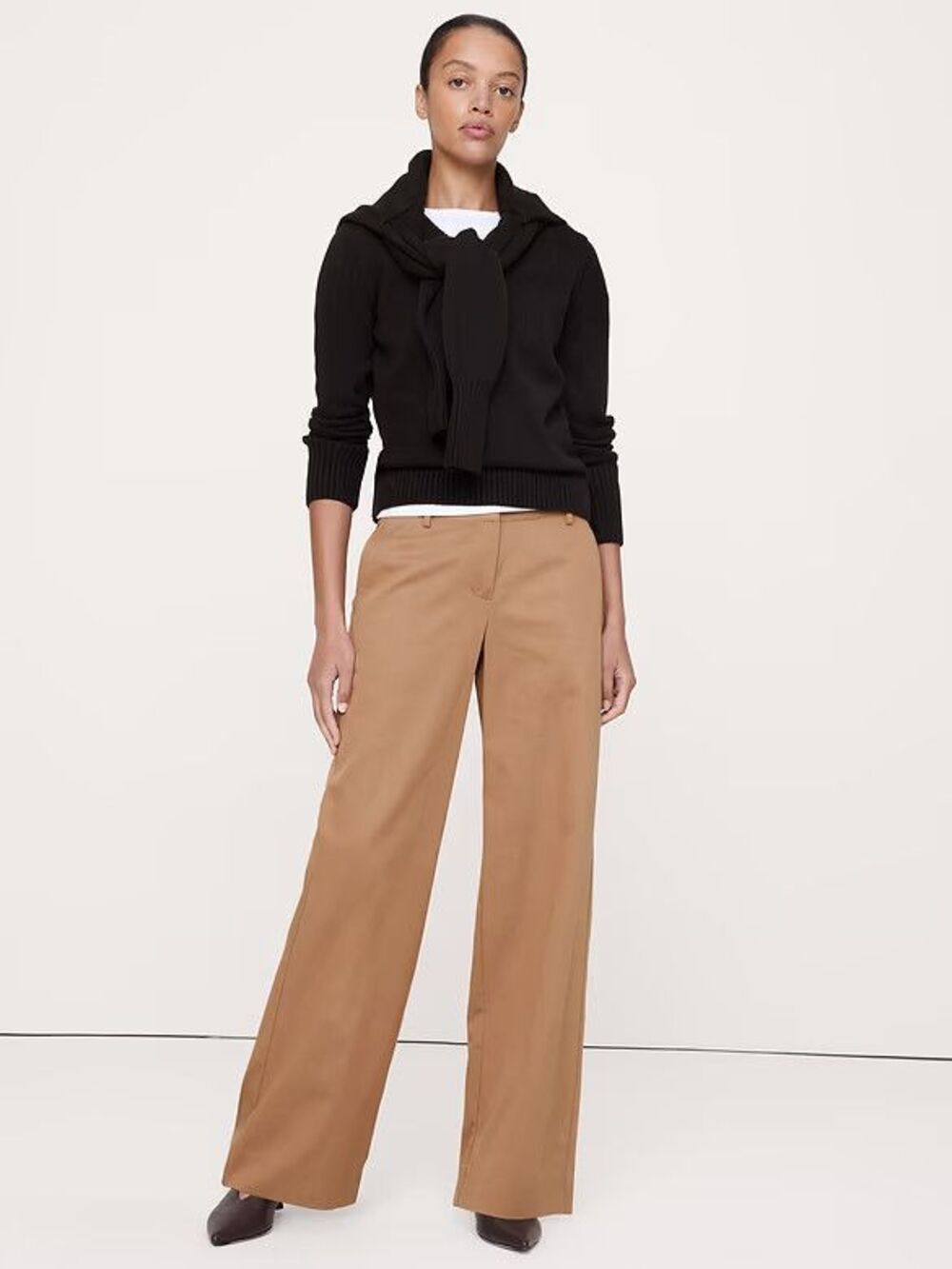 Banana Republic Everyday Wide-Leg Pant Burnt Cinnamon #713473